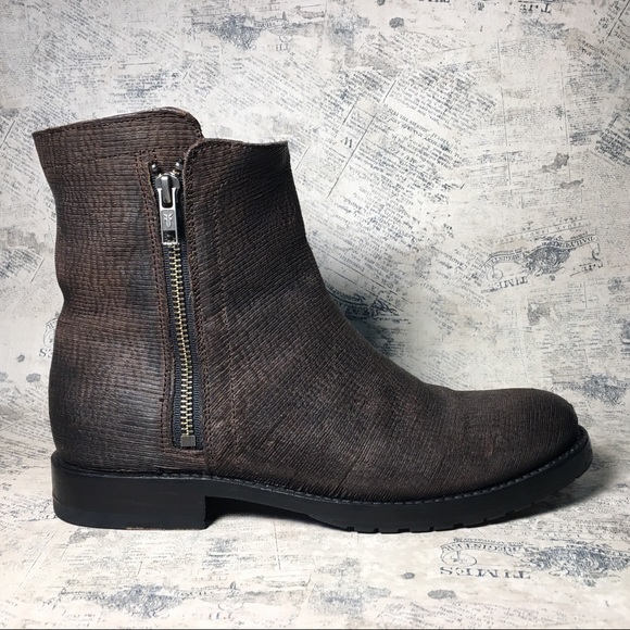 frye natalie double zip